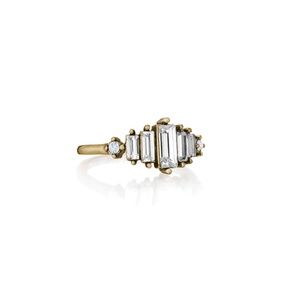 Crystal Baguette Ring